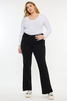  Erin Mid Rise Bootcut Jeans (Plus Size) - Official Kancan USA