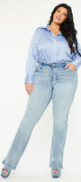 Doreen Mid Rise Y2K Bootcut Jeans (Plus Size) - Official Kancan USA