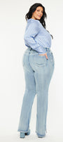 Doreen Mid Rise Y2K Bootcut Jeans (Plus Size) - Official Kancan USA