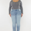 Doreen Mid Rise Y2K Bootcut Jeans (Plus Size) - Official Kancan USA