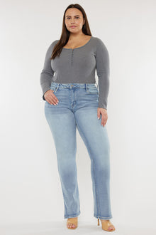  Doreen Mid Rise Y2K Bootcut Jeans (Plus Size) - Official Kancan USA