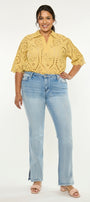 Doreen Mid Rise Y2K Bootcut (Plus Size) - Official Kancan USA