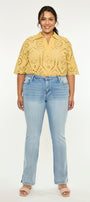 Doreen Mid Rise Y2K Bootcut (Plus Size) - Official Kancan USA