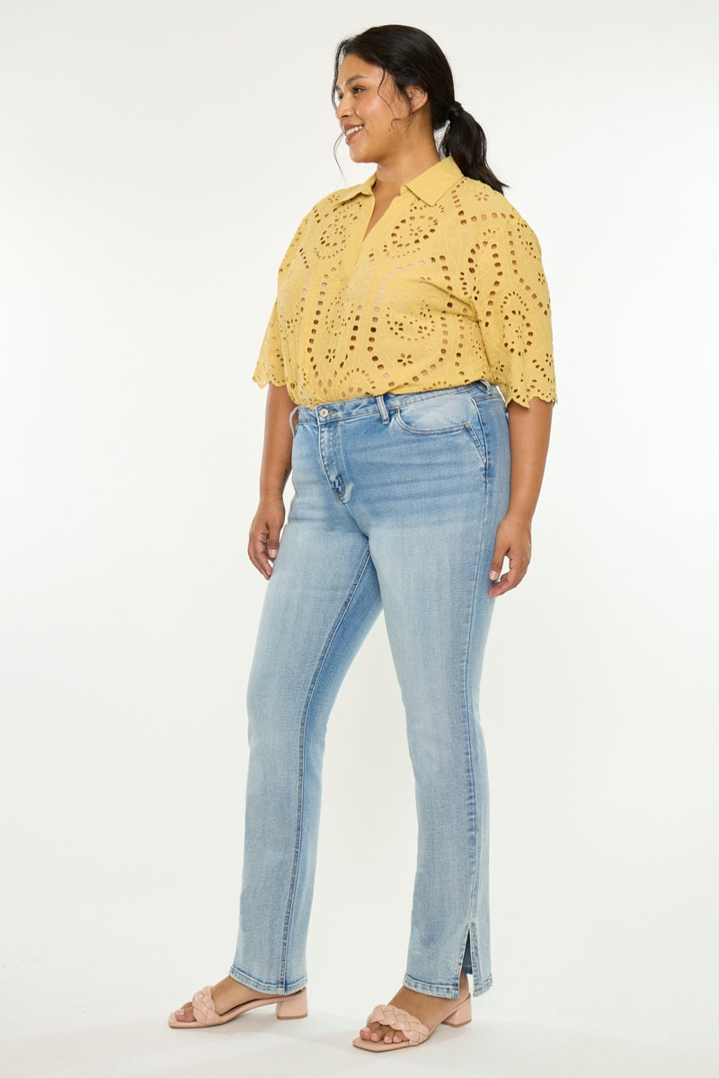 Doreen Mid Rise Y2K Bootcut (Plus Size) - Official Kancan USA