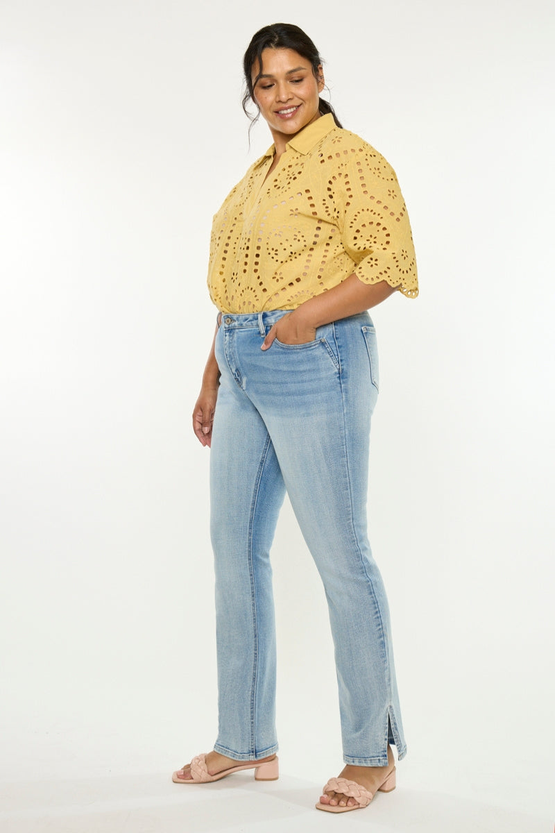 Doreen Mid Rise Y2K Bootcut (Plus Size) - Official Kancan USA