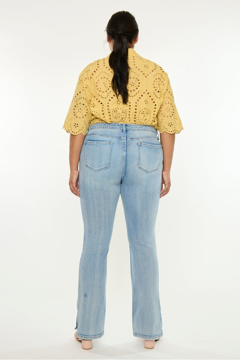 Doreen Mid Rise Y2K Bootcut (Plus Size) - Official Kancan USA