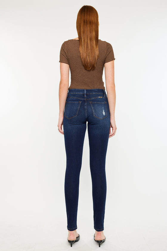 Saskia Mid Rise Super Skinny Jeans - Official Kancan USA