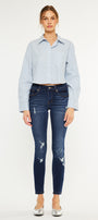 Saskia Mid Rise Super Skinny Jeans - Official Kancan USA