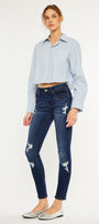 Saskia Mid Rise Super Skinny Jeans - Official Kancan USA