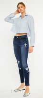 Saskia Mid Rise Super Skinny Jeans - Official Kancan USA