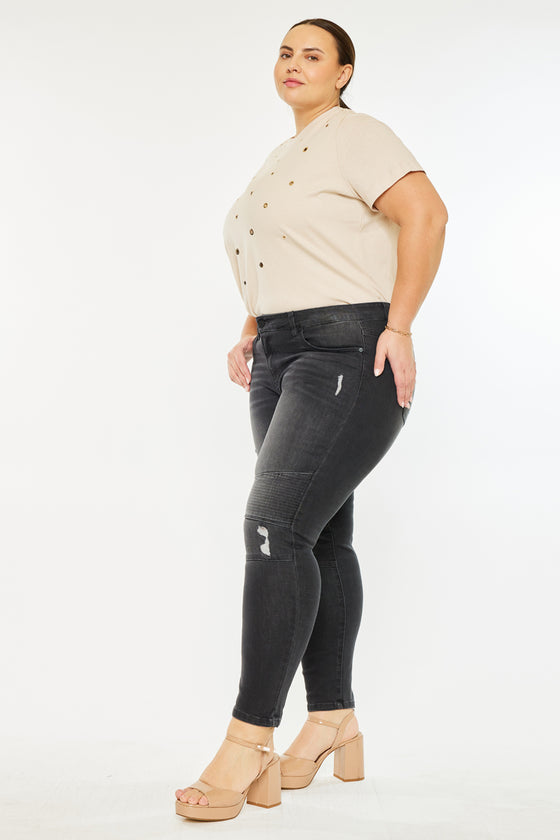 Wynne Low Rise Ankle Skinny Jeans- Plus - Official Kancan USA