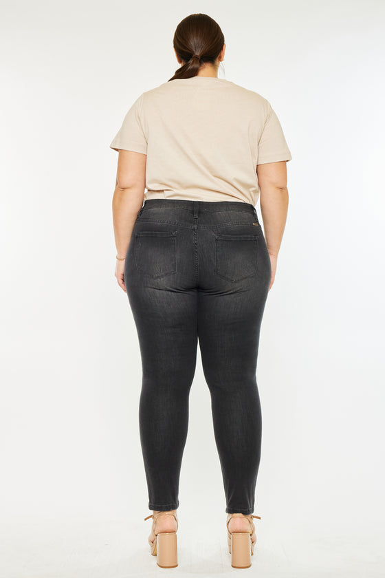 Wynne Low Rise Ankle Skinny Jeans- Plus - Official Kancan USA