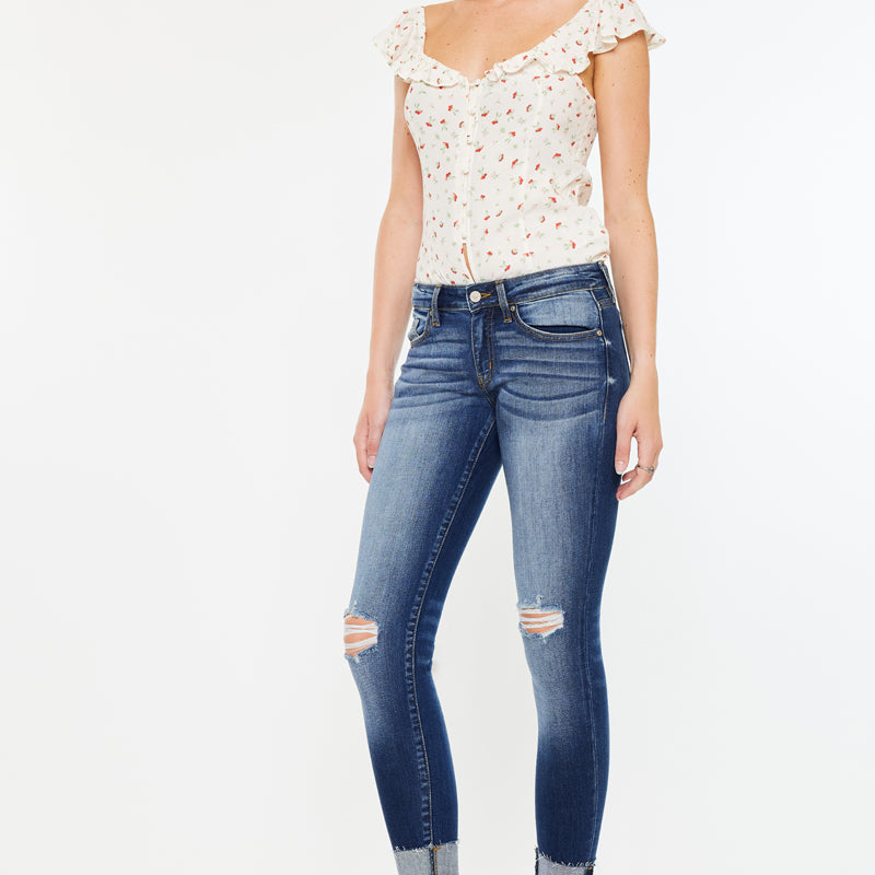 Stella Low Rise Ankle Skinny Jeans - Official Kancan USA