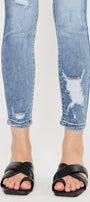 Eden Mid Rise Ankle Skinny Jeans - Official Kancan USA