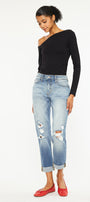 Euphoria High Rise Boyfriend Jeans - Official Kancan USA