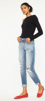 Euphoria High Rise Boyfriend Jeans - Official Kancan USA