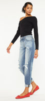 Euphoria High Rise Boyfriend Jeans - Official Kancan USA