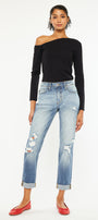 Euphoria High Rise Boyfriend Jeans - Official Kancan USA