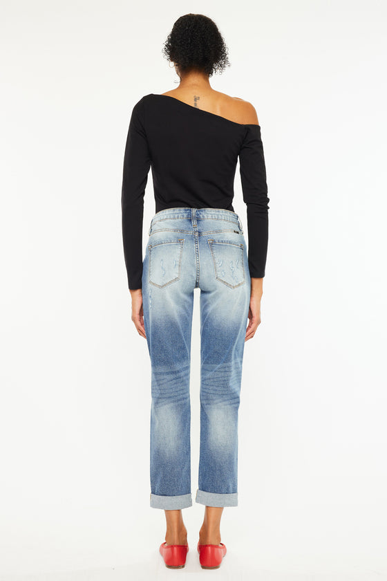 Euphoria High Rise Boyfriend Jeans - Official Kancan USA