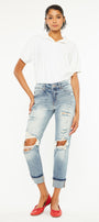 Shelly High Rise Boyfriend Jeans - Official Kancan USA