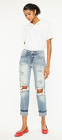 Shelly High Rise Boyfriend Jeans - Official Kancan USA
