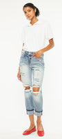 Shelly High Rise Boyfriend Jeans - Official Kancan USA