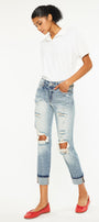 Shelly High Rise Boyfriend Jeans - Official Kancan USA