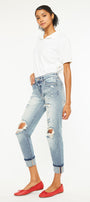 Shelly High Rise Boyfriend Jeans - Official Kancan USA