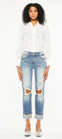 Shelly High Rise Boyfriend Jeans - Official Kancan USA