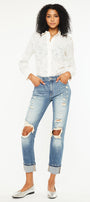 Shelly High Rise Boyfriend Jeans - Official Kancan USA