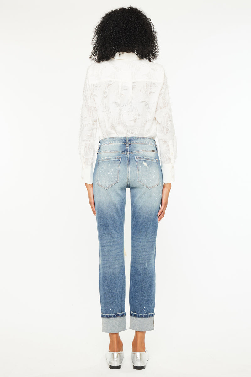 Shelly High Rise Boyfriend Jeans - Official Kancan USA