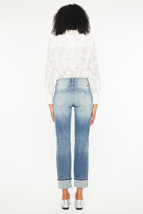Shelly High Rise Boyfriend Jeans - Official Kancan USA