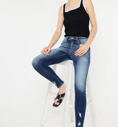 Molly Mid Rise Super Skinny Jeans - Official Kancan USA