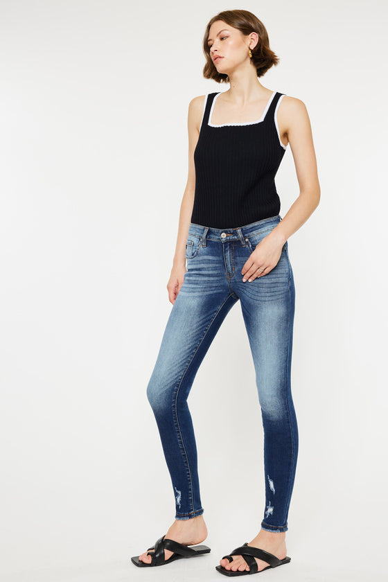 Molly Mid Rise Super Skinny Jeans - Official Kancan USA