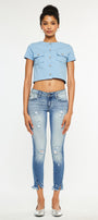 Adell Low Rise Ankle Skinny Jeans - Official Kancan USA