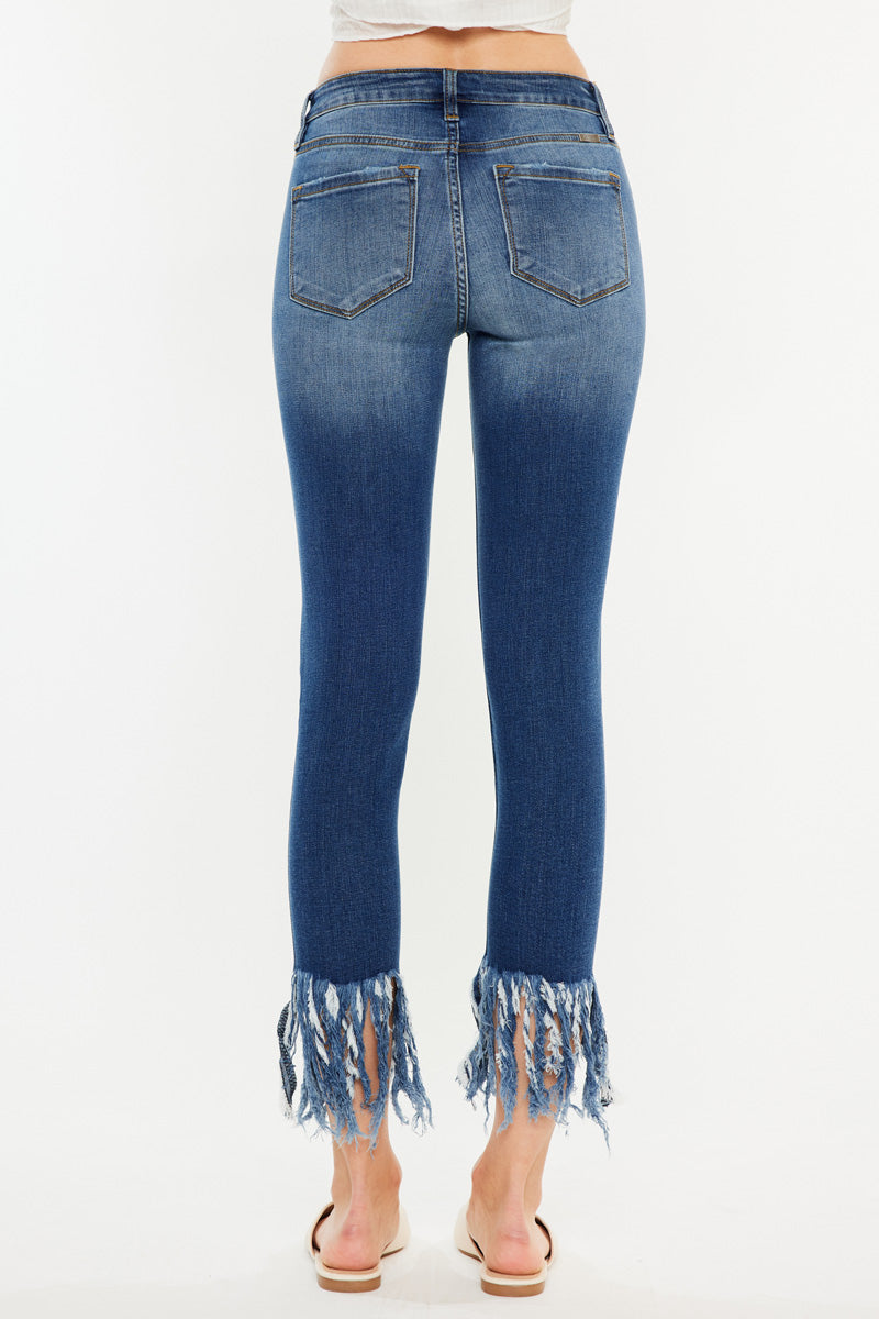 Ratana High Rise Ankle Skinny Jeans - Official Kancan USA