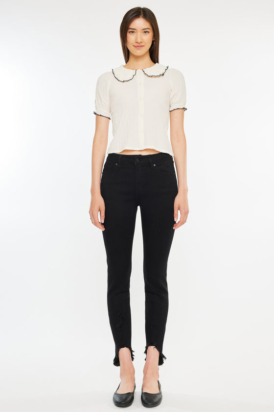 Brielle High Rise Ankle Skinny Jeans - Official Kancan USA