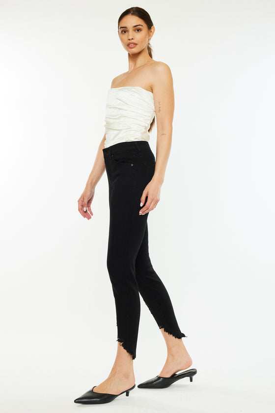 Brielle High Rise Ankle Skinny Jeans - Official Kancan USA
