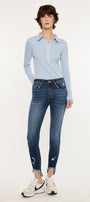 Christina High Rise Ankle Skinny - Official Kancan USA