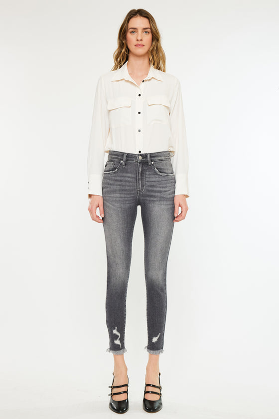 Shyla High Rise Ankle Skinny Jeans - Official Kancan USA