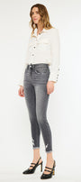 Shyla High Rise Ankle Skinny Jeans - Official Kancan USA