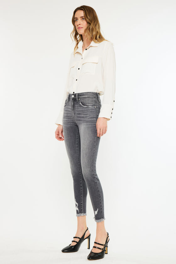 Shyla High Rise Ankle Skinny Jeans - Official Kancan USA