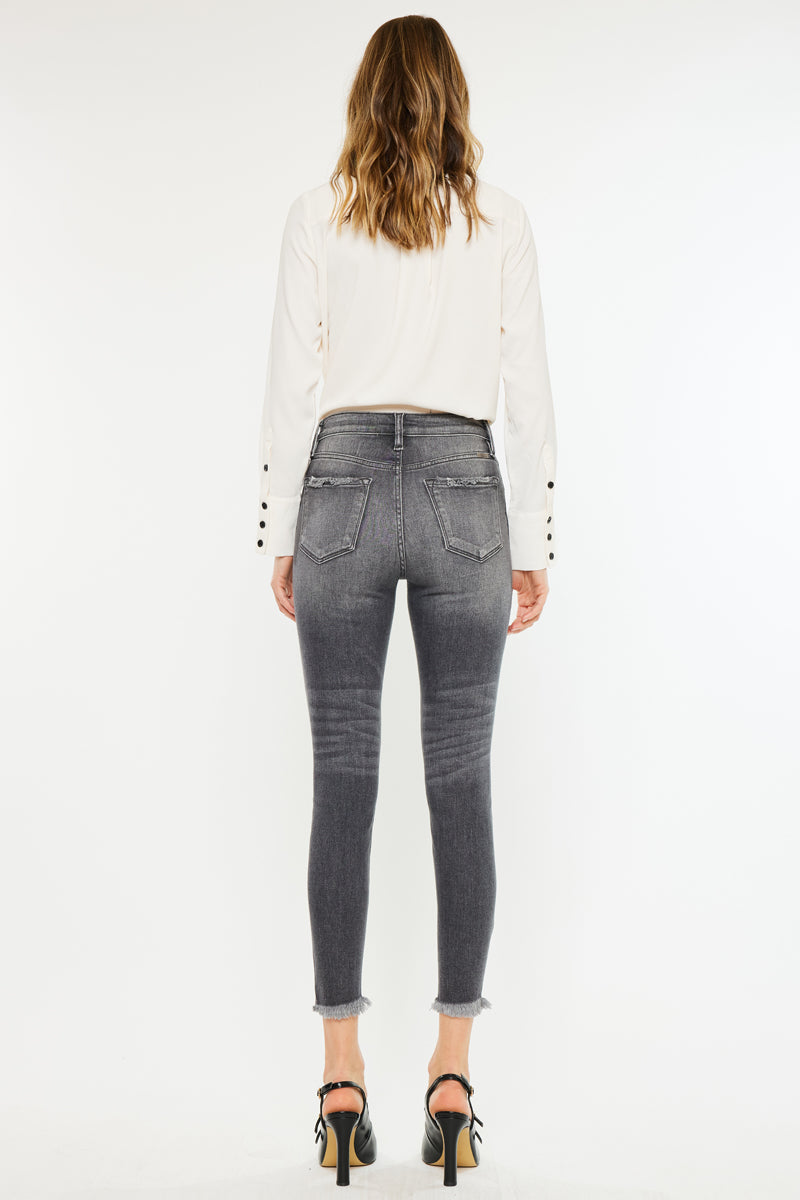 Shyla High Rise Ankle Skinny Jeans - Official Kancan USA