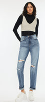 Jinny High Rise Mom Jeans - Official Kancan USA