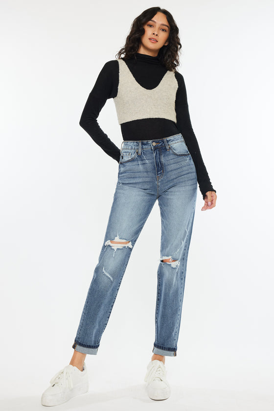 Jinny High Rise Mom Jeans - Official Kancan USA