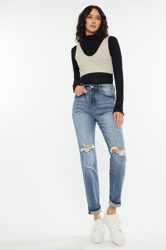 Jinny High Rise Mom Jeans - Official Kancan USA