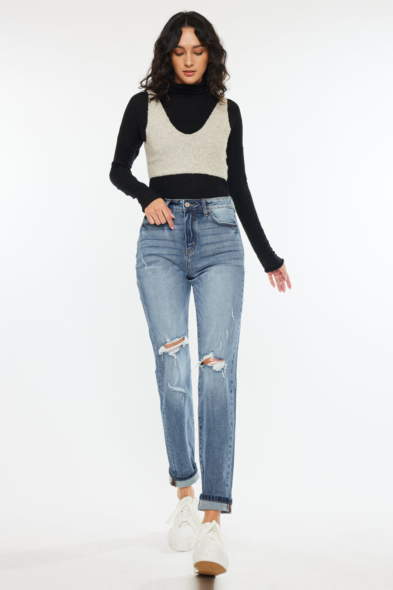 Jinny High Rise Mom Jeans - Official Kancan USA