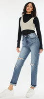 Jinny High Rise Mom Jeans - Official Kancan USA