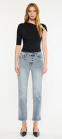 Muffy High Rise Straight Leg Jeans - Official Kancan USA