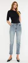 Muffy High Rise Straight Leg Jeans - Official Kancan USA